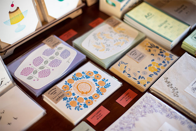 Echos の活版印刷グッズ